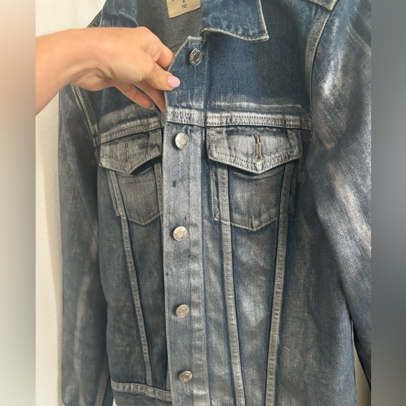 Gap Metallic Denim Jean Jacket - Picture 4 of 6